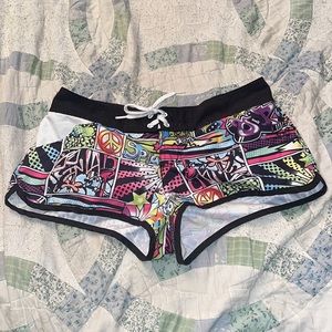 Graphic Print Medium Op Swimshorts